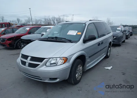 2006 Dodge Grand Caravan Se из США, поврежденный, VIN 1D4GP24R76B555686